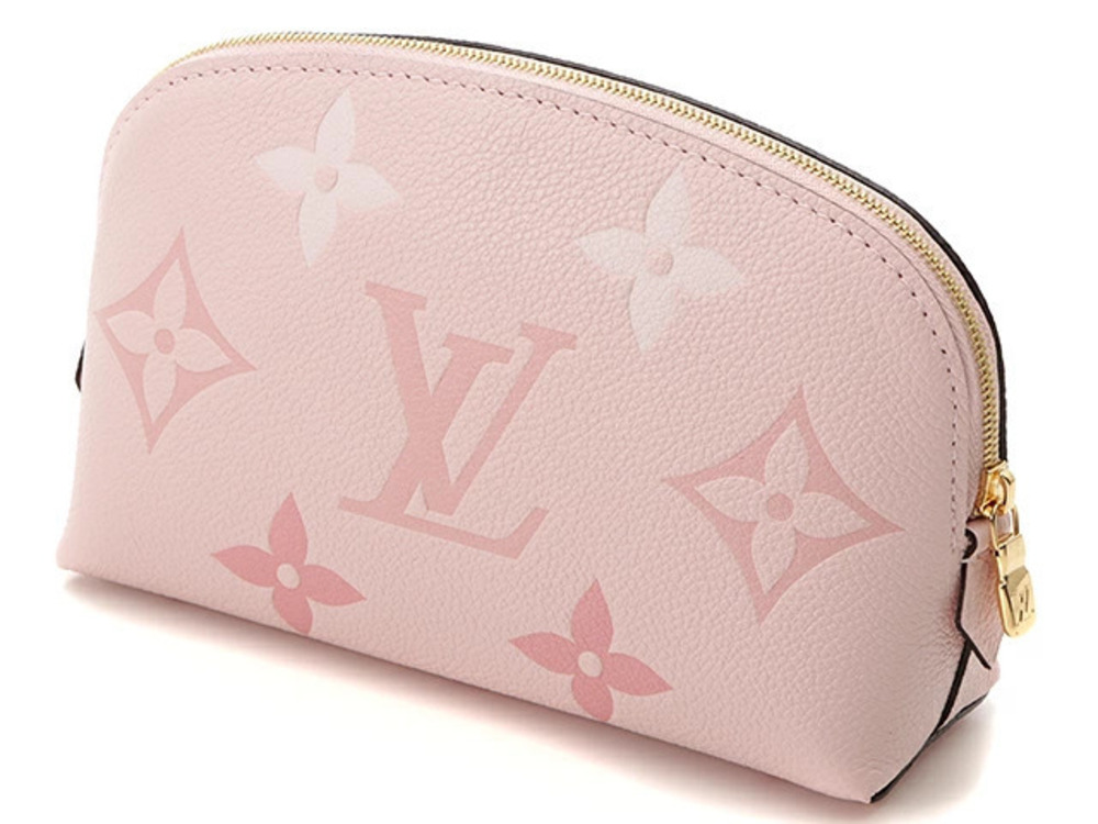 Louis Vuitton Cosmetic Pochette Monogram Empreinte Pink